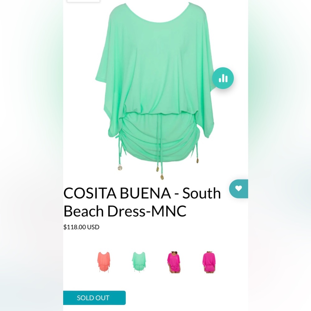 NWT! Sold Out! Luli Fama Cabana Dress